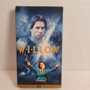 Willow VHS Tape 1988 THX Digitally Mastered Fantasy Adventure Val Kilmer